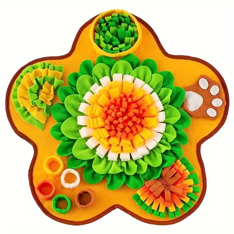 Round Interactive Snuffle Feeding/Foraging Mat