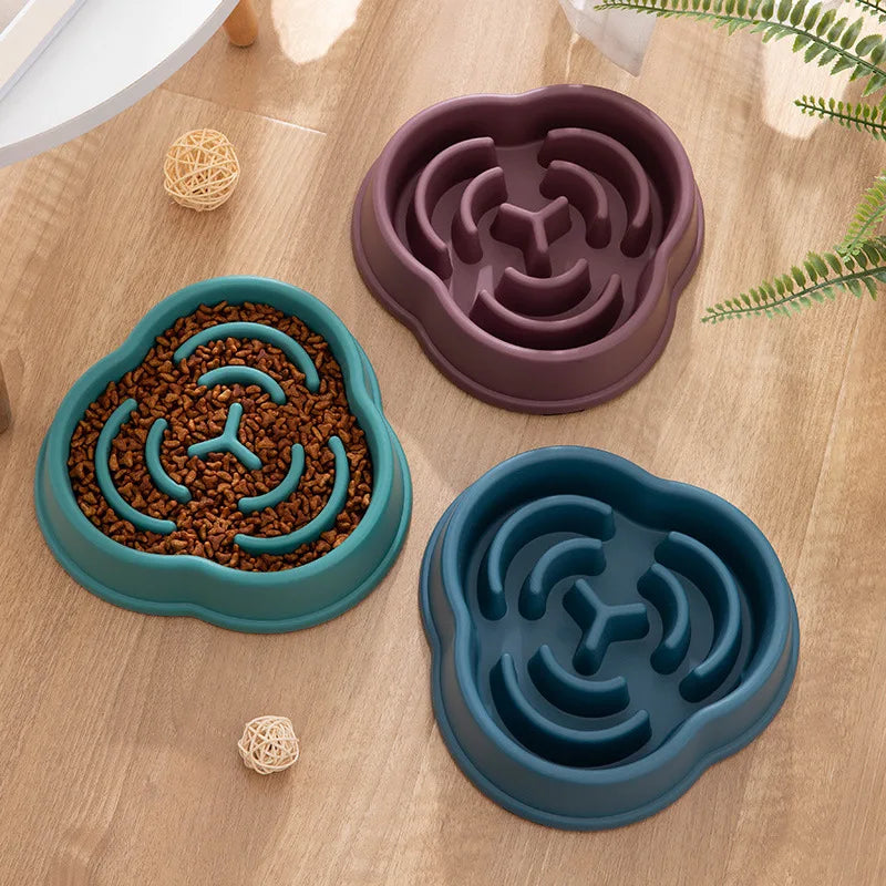 Anti-Choking Slow Feed Pet Bowl