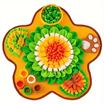 Round Interactive Snuffle Feeding/Foraging Mat