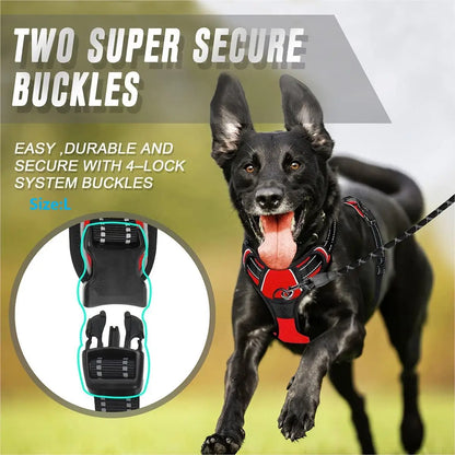Medium and Large Dogs: Reflective Adjustable Pet Harness