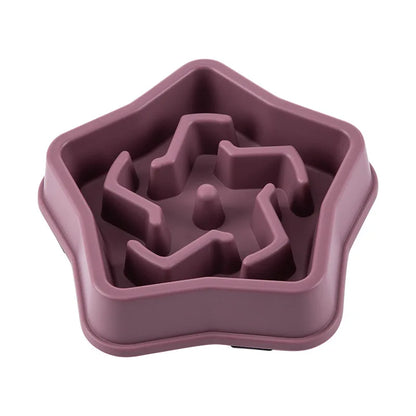 Anti-Choking Slow Feed Pet Bowl