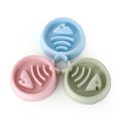 Anti-Choking Slow Feed Pet Bowl
