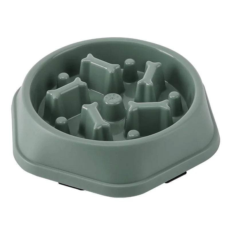 Anti-Choking Slow Feed Pet Bowl