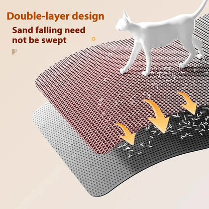 Waterproof Double-Layer Cat Litter Mat