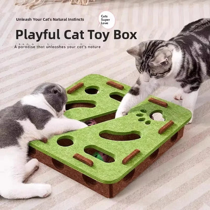 Interactive Cat Puzzle Box Toy