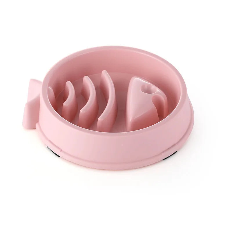 Anti-Choking Slow Feed Pet Bowl