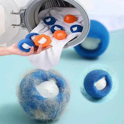 Reusable Pet Hair Laundry Catcher Balls