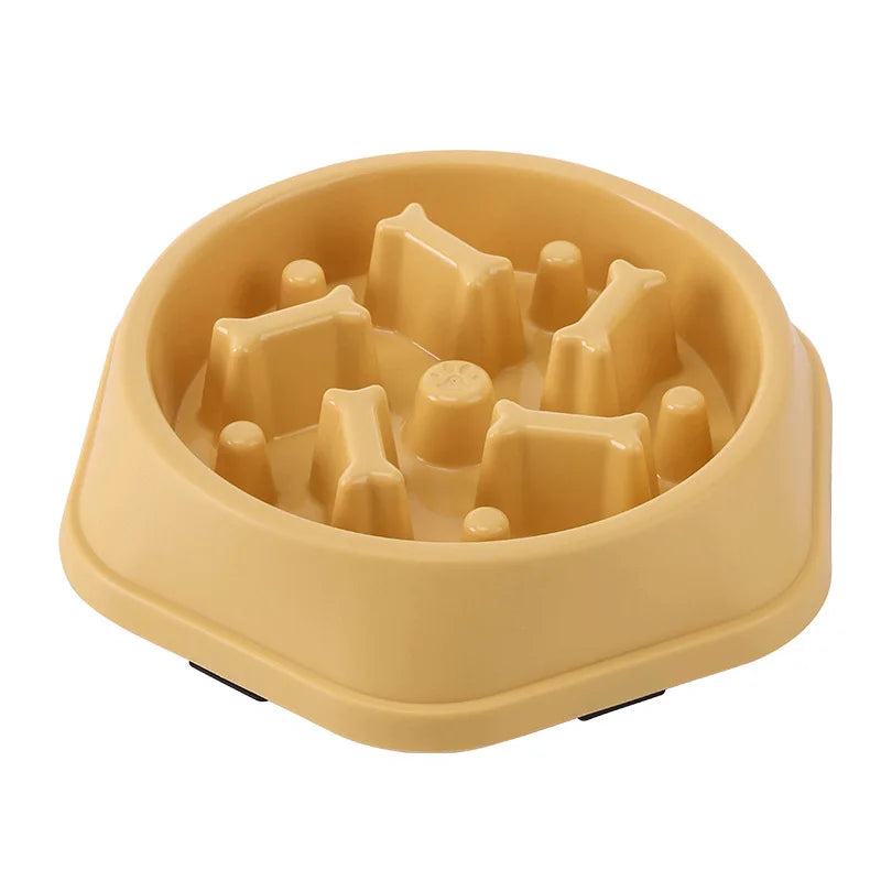 Anti-Choking Slow Feed Pet Bowl
