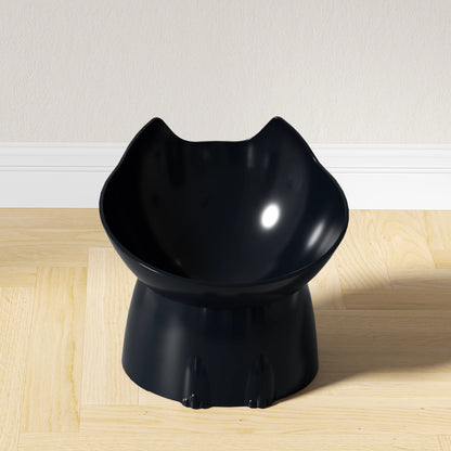 WhiskerGuard Elevated Cat Bowl - Neck Protection