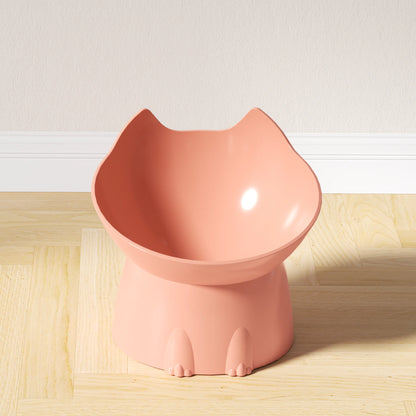 WhiskerGuard Elevated Cat Bowl - Neck Protection