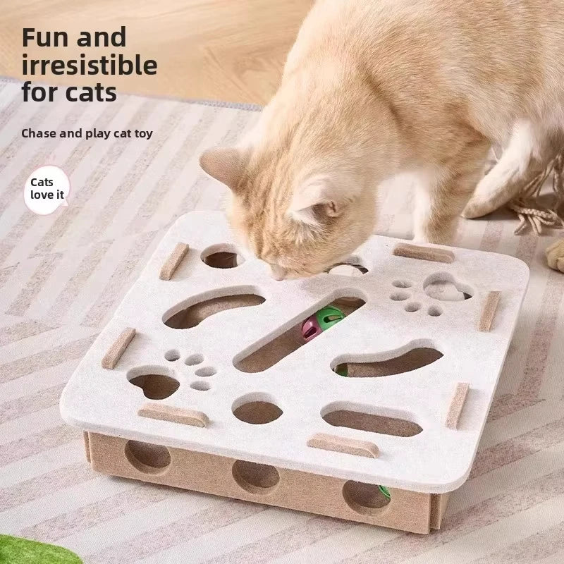 Interactive Cat Puzzle Box Toy