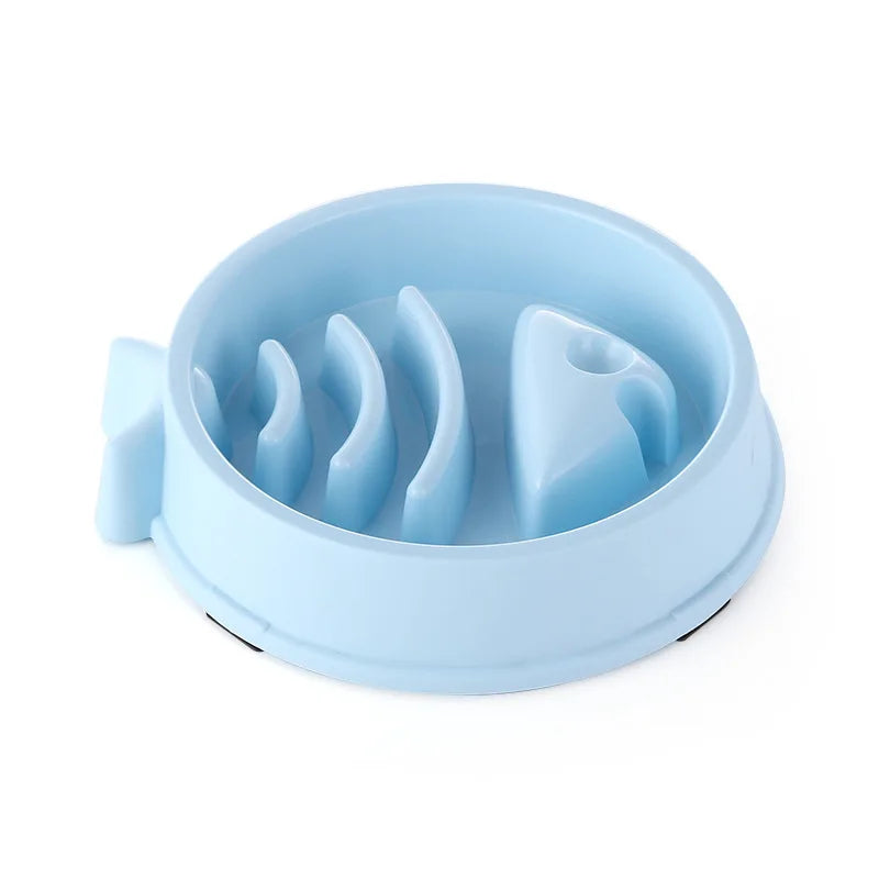 Anti-Choking Slow Feed Pet Bowl
