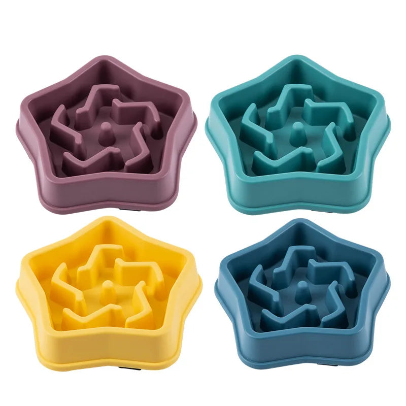 Anti-Choking Slow Feed Pet Bowl
