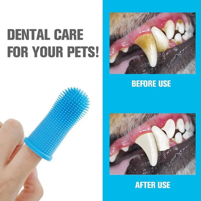 Silicone Finger Toothbrush for Pets
